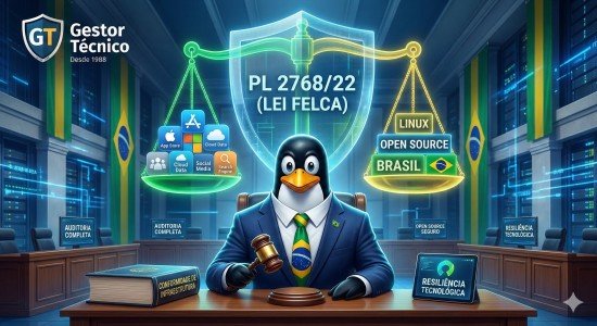 pl 2768 lei felca linux brasil risco compliance gt