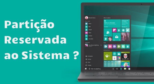 particao reservada sistema windows